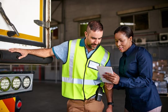 field service workers look at reducing operating costs with gps fleet management solution
