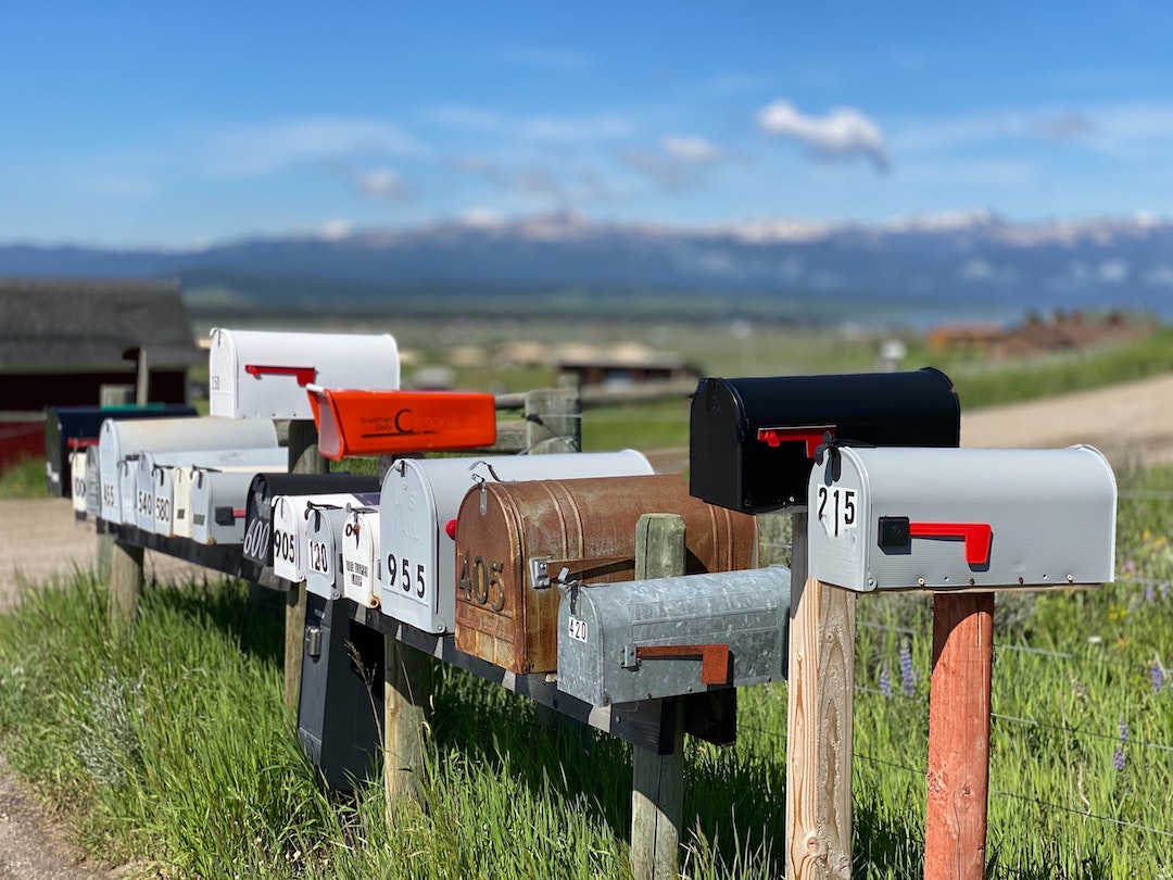 Mailboxes that represent the Linxup customer address book 